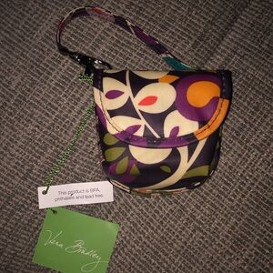 Vera Bradley Pacifier Pod in Plum Crazy, New With Tags